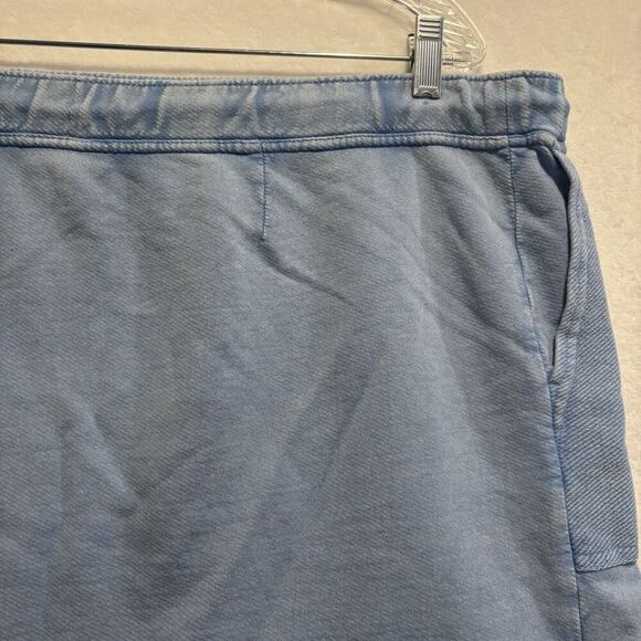 J. Jill Cotton Terry Tie-Waist Pull On Casual Skirt Light Powder Blue Size Large - Picture 8 of 16